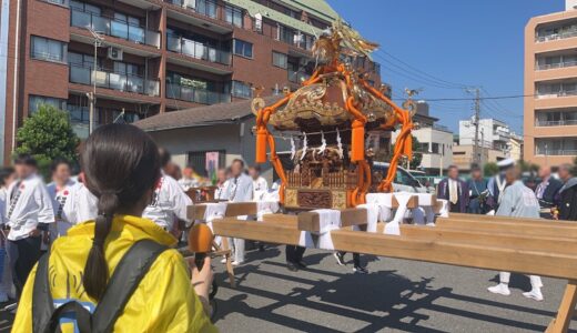 10/13(日) 日曜お役立ち隊『田無神社例大祭 本社神輿』byソノタ