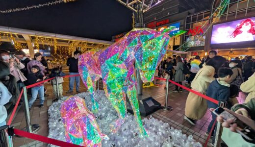 田無駅北口アスタ前イルミネーション『アスタイルミスタ2025』点灯式が行われました