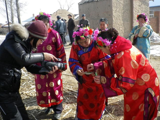 天空のサマン撮影風景